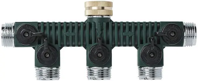 Main image of 62019 5-Way Zinc Hose Faucet Valve Manifold