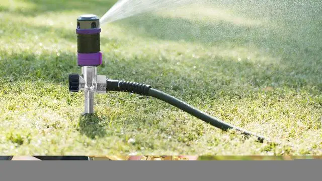 Alt view image 6 of 6 - 4 Pack 1/2 inch Zinc Alloy Lawn Sprinkler Spike Base, Water Flow Thru Sprinkler for Yard, Lawn, Garden and Grass Irrigation