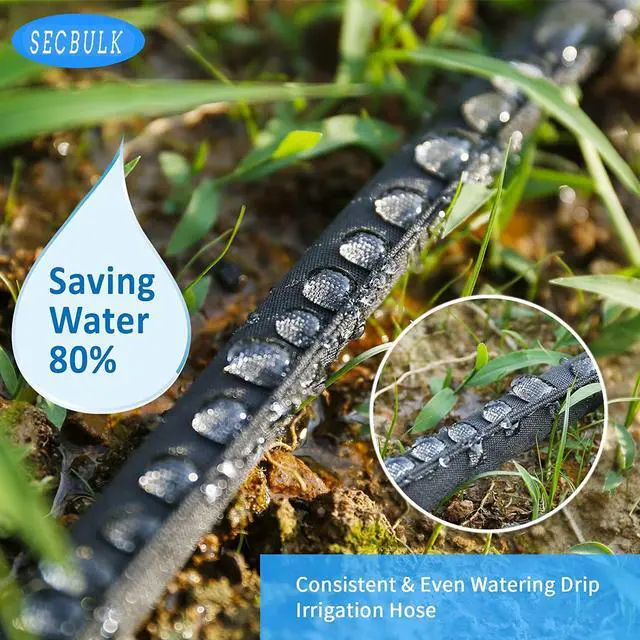 Alt view image 7 of 7 - 2025 Flat Soaker Hose 10 ft for Garden, 10' Linkable Drip Hose Diy Garden Irrigation System Saving 80% Water, Dual-layer Leak-free Design Water Hose with Holes