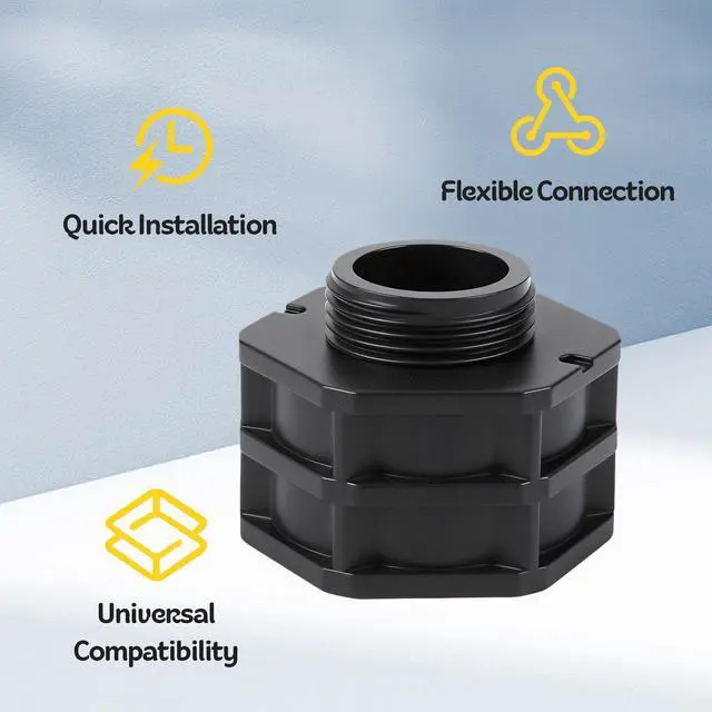 Alt view image 6 of 7 - 10 Pieces Shrub Sprinkler Head Adapter Fittings, 1/2" Female NPT x Nozzle Thread Spray Nozzle PVC Adapter for Garden Lawn Drip Irrigation System
