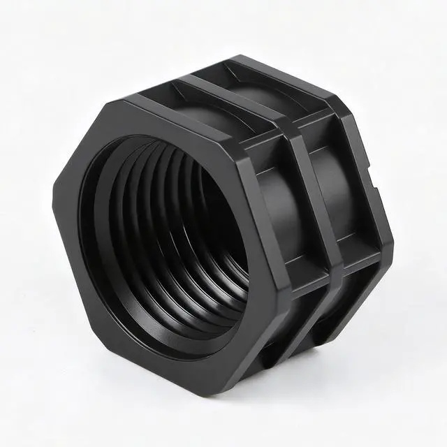 Alt view image 5 of 7 - 10 Pieces Shrub Sprinkler Head Adapter Fittings, 1/2" Female NPT x Nozzle Thread Spray Nozzle PVC Adapter for Garden Lawn Drip Irrigation System