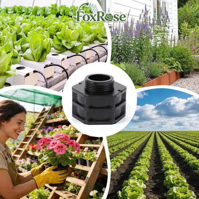 Alt view image 7 of 7 - 10 Pieces Shrub Sprinkler Head Adapter Fittings, 1/2" Female NPT x Nozzle Thread Spray Nozzle PVC Adapter for Garden Lawn Drip Irrigation System