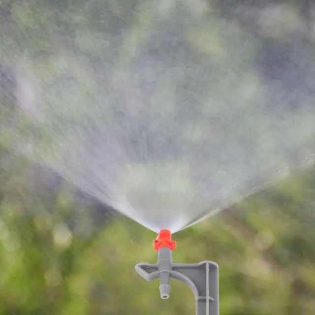 Alt view image 7 of 7 - Garden Irrigation System, 20Pcs/Bag Irrigation Dripper with Ground Insert Fruit Tree Drip Irrigation Emitters for for 1/4" Drip Irrigation Tubing(360 Degree with Plunger)