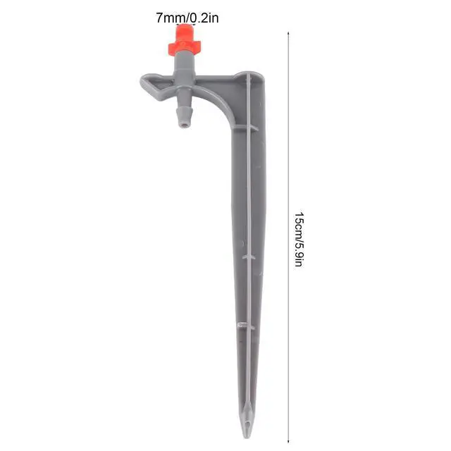 Alt view image 6 of 7 - Garden Irrigation System, 20Pcs/Bag Irrigation Dripper with Ground Insert Fruit Tree Drip Irrigation Emitters for for 1/4" Drip Irrigation Tubing(360 Degree with Plunger)