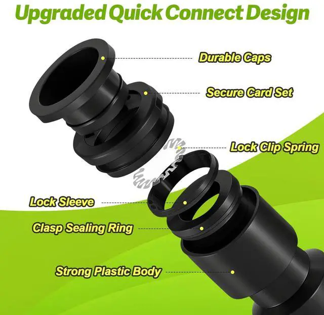 Alt view image 3 of 7 - Quick Connect 1/4" Drip Irrigation Tee Fitting: 32 Pieces Push to Fit Drip Line T Parts for 1/4-Inch Tubing Leak Free Dripline Hose Connectors for Garden Lawn Sprinkler System
