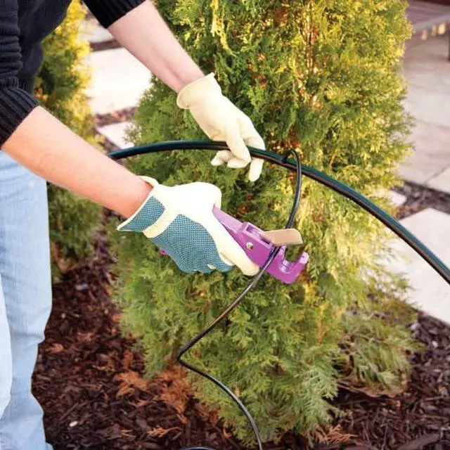 Alt view image 3 of 3 - T22-100S Drip Irrigation 1/4" Blank Distribution Tubing, 100' Roll, Black