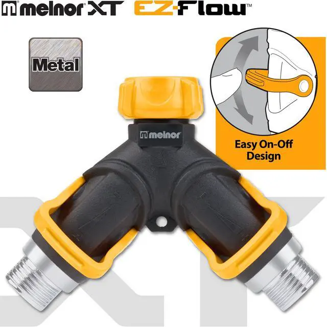 Alt view image 3 of 7 - 65170AMZ 2 Way Lever Flow Through Valve Connector Bundle, Yellow, Black