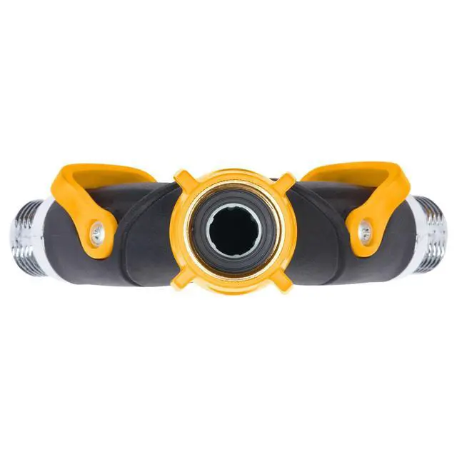 Alt view image 6 of 7 - 65170AMZ 2 Way Lever Flow Through Valve Connector Bundle, Yellow, Black