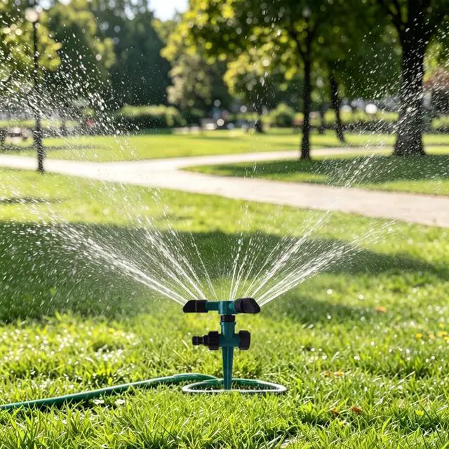 Alt view image 7 of 7 - 2PCS 360° Rotating Lawn Sprinkler Automatic, Sprinklers for Yard, Adjustable Garden Water Sprinkler for Lawn, Garden and Yard Irrigation, Gardening Watering System
