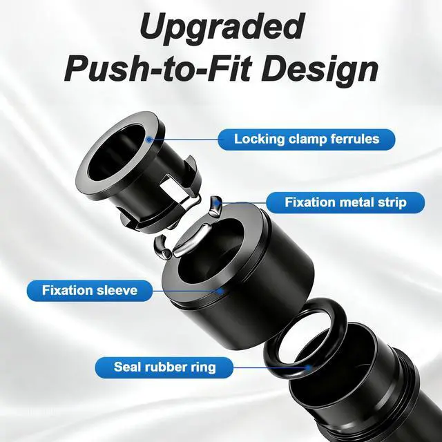 Alt view image 5 of 6 - 40 Pack Quick Connect 1/4 Inch Drip Irrigation Emitters Set, 20 Pcs 1/4'' Stream Emitters & 20 Pcs 1/4'' Vortex Emitters Adjustable 360 Degree Emitter on Stake for Garden Sprinkler Systems