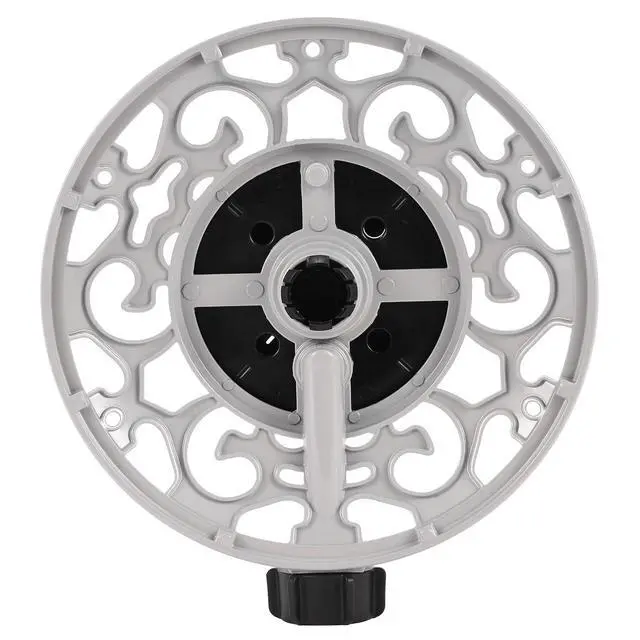 Alt view image 4 of 5 - Turret Pattern Sprinkler, 8-Pattern Stationary Water Sprinkler on Metal Decorative Base for Watering Small and Large Yards, Lawns, Garden or Odd Shaped Areas