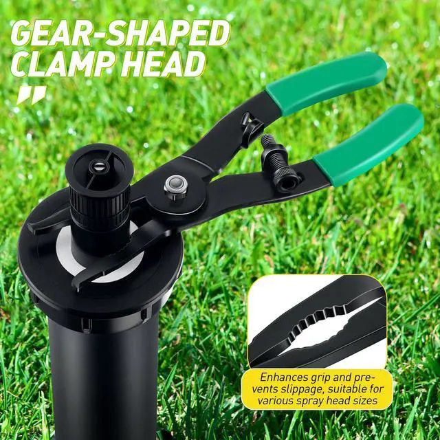 Alt view image 5 of 7 - Sprinkler Tool with Shut Off Caps, Sprinkler Tool Filter Screen Compatible with Hunter Pro Spray & Rain Bird 1800, Sprinklers Cap Off for Spray Heads (15 Pack Shut Off Caps)