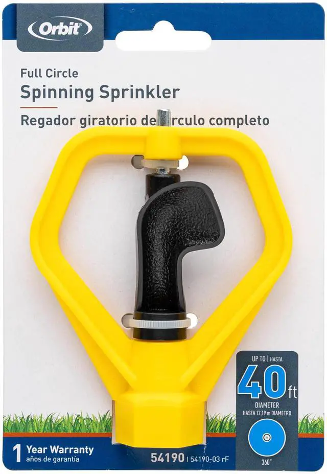 Alt view image 3 of 7 - 54190N 1/2" FPT Spinning Sprinkler Head Sprinkler