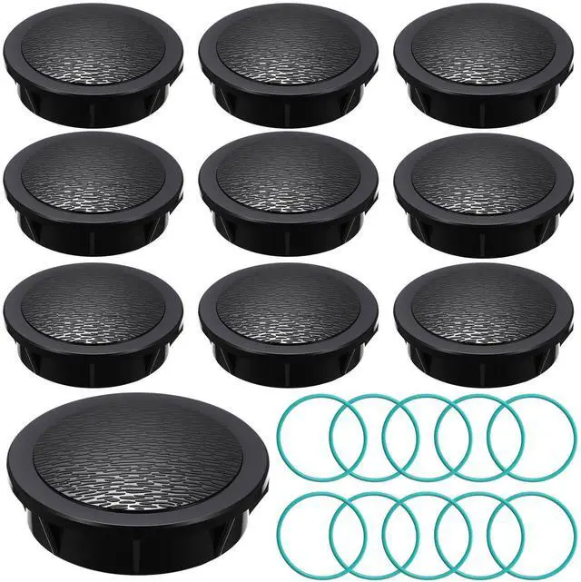 Main image of 10 Pack Sprinkler Head Caps Compatible with Rain Bird 1800XC 1800 Series Spray Bodies, UV-Resistant ABS Replacement with O-Ring for Lawn Garden Sprinkler System Maintenance