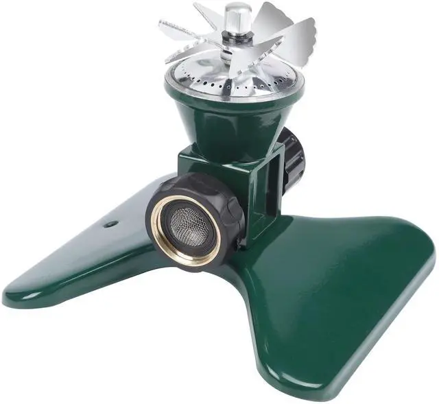 Main image of 1 Pack Lawn Sprinkler, Heavy Duty Metal Square Garden Sprinkler, 360 Degree Large Area Irrigation, Connectable Rotating Automatic Water Sprinklers for Yard Lawn Garden Watering