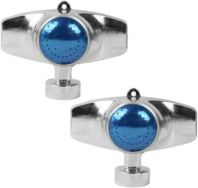 Main image of 360 Degree Metal Spot Sprinkler, 2 Pack Circle Pattern Sprinkler with Gentle Water Flow for Small Area Yard Lawn Garden Watering, Coverage Up to 30FT (Blue)