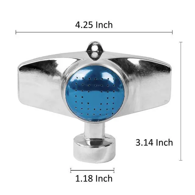Alt view image 2 of 7 - 360 Degree Metal Spot Sprinkler, Lawn Sprinklers for Yard, Circle Pattern Sprinkler with Gentle Water Flow for Small Area Yard Lawn Garden Watering, Coverage Up to 30FT