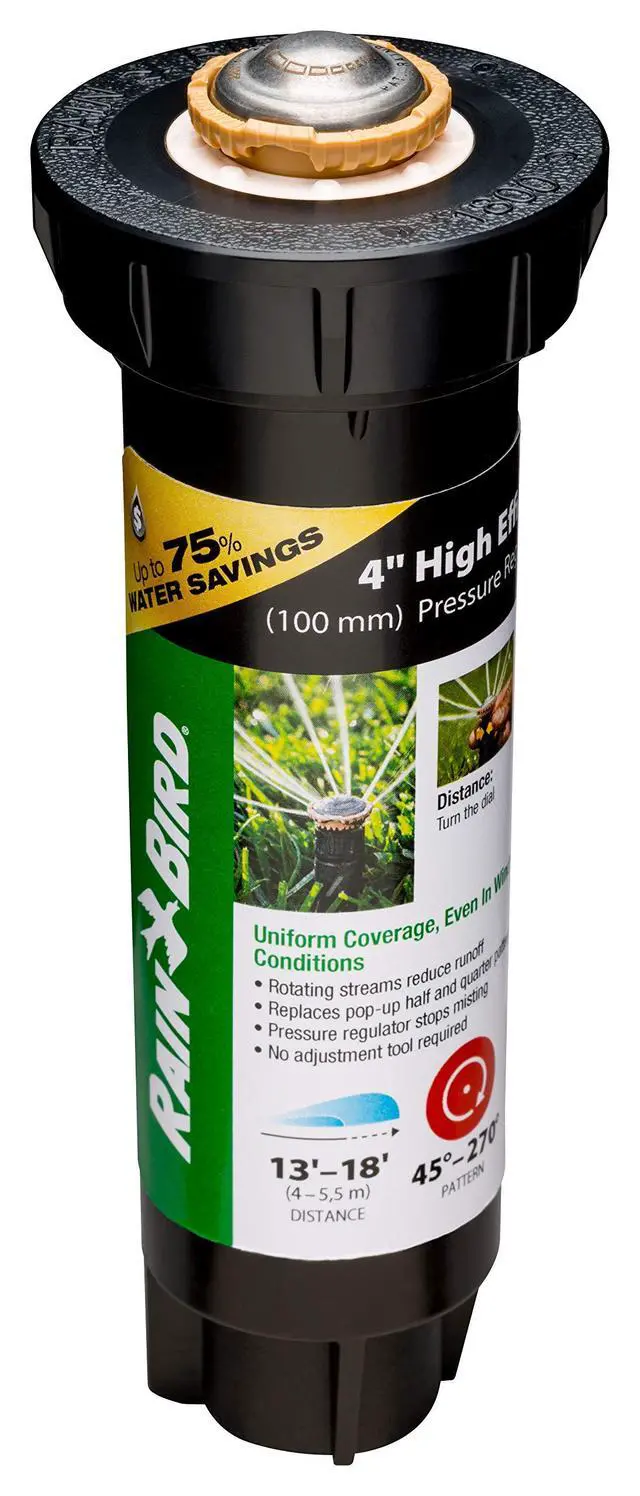 Alt view image 2 of 6 - 12SAPROPR Pressure Regulating (PRS) High-Efficiency Pro Rotary Sprinkler, Hand Adjustable 45° - 270° Pattern, 13' - 18' Spray Distance, 4" Pop-up Height