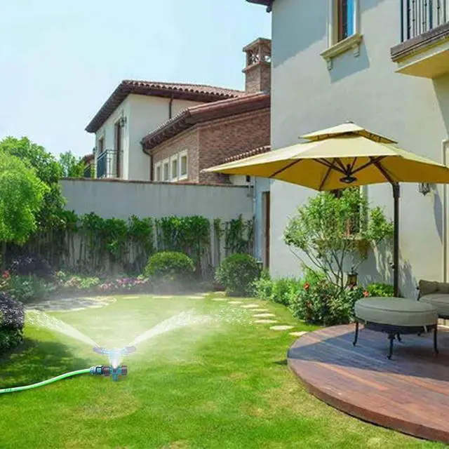 Alt view image 4 of 7 - Yard Sprinklers, Lawn Sprinkler for Yard Rotating 360 Degree Covering Large Area, Garden Water Sprinkler to Automatically Sprinkler for Yard - SP12