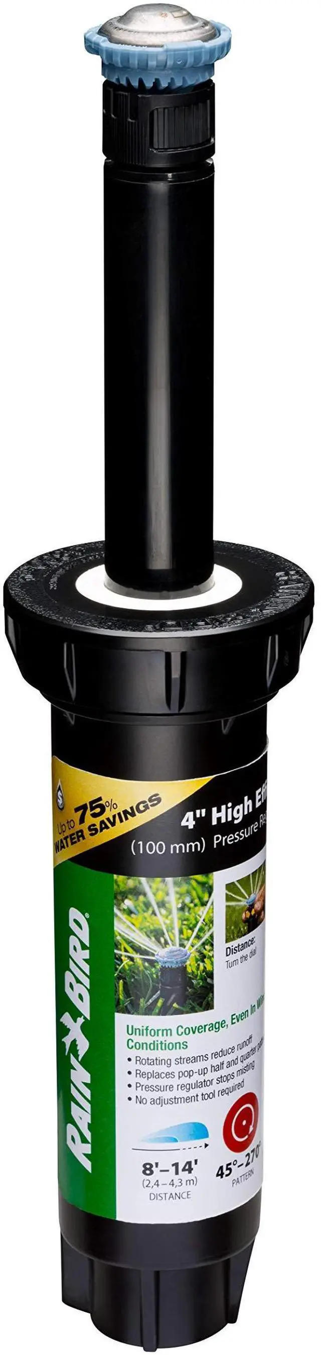Main image of 8SAPROPR Pressure Regulating (PRS) High-Efficiency Pro Rotary Sprinkler, Hand Adjustable 45° - 270° Pattern, 8' - 14' Spray Distance, 4" Pop-up Height