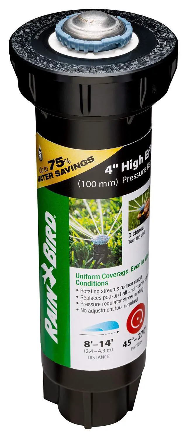 Alt view image 2 of 7 - 8SAPROPR Pressure Regulating (PRS) High-Efficiency Pro Rotary Sprinkler, Hand Adjustable 45° - 270° Pattern, 8' - 14' Spray Distance, 4" Pop-up Height