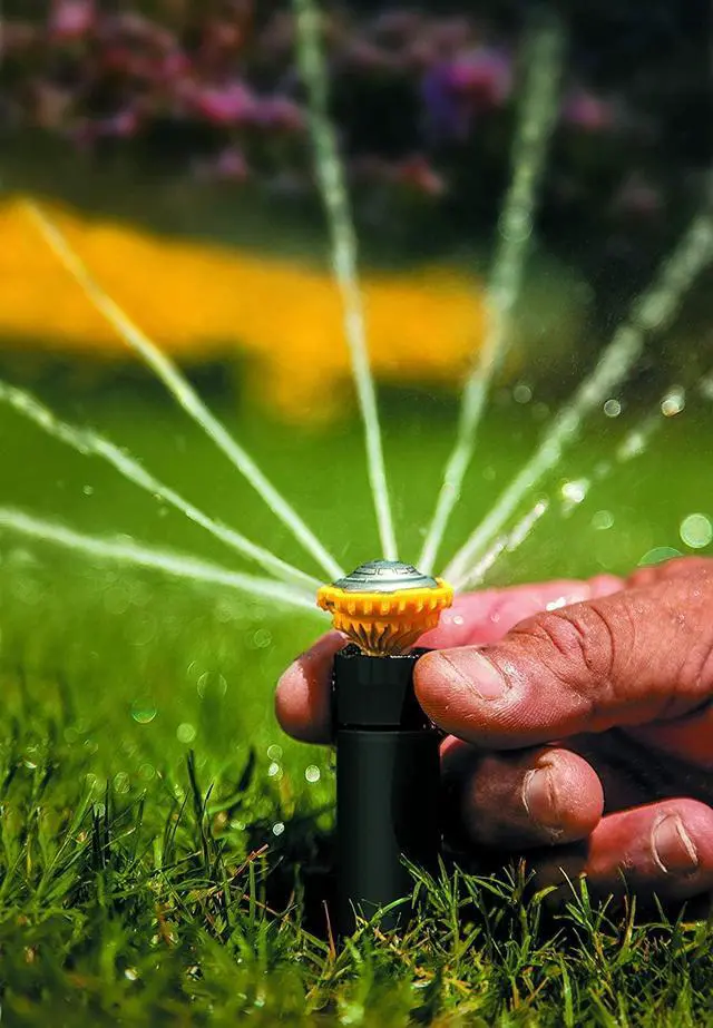 Alt view image 3 of 7 - 8SAPROPR Pressure Regulating (PRS) High-Efficiency Pro Rotary Sprinkler, Hand Adjustable 45° - 270° Pattern, 8' - 14' Spray Distance, 4" Pop-up Height