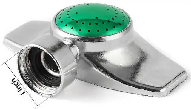 Alt view image 3 of 5 - Metal Spot Sprinkler, Lawn Sprinkler for Yard with Gentle Water Flow for Small Area-Coverage Up to 30FT, Watering Sprinkler Head for Hose
