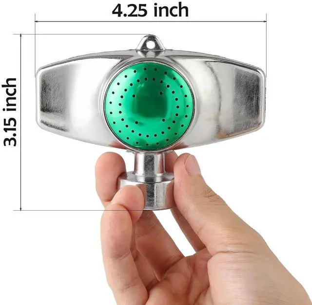 Alt view image 2 of 5 - Metal Spot Sprinkler, Lawn Sprinkler for Yard with Gentle Water Flow for Small Area-Coverage Up to 30FT, Watering Sprinkler Head for Hose
