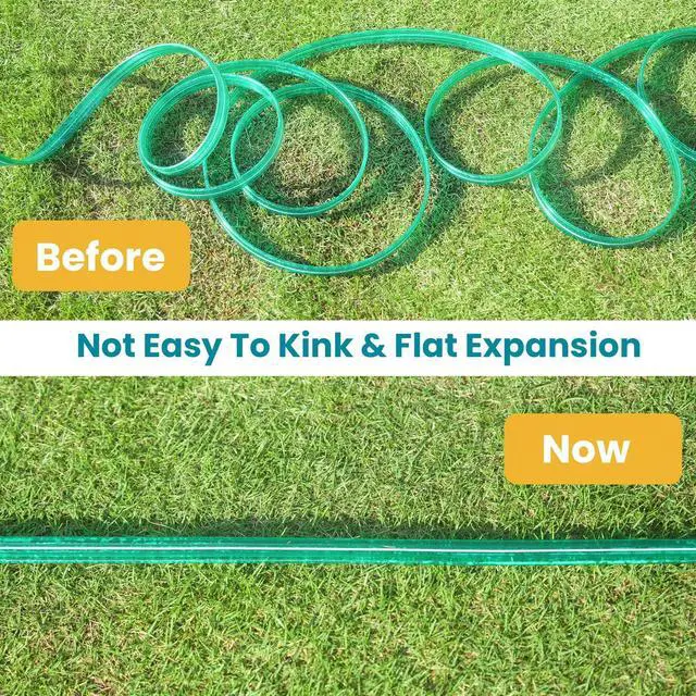 Alt view image 4 of 6 - Sprinkler Soaker Hose 20 ft for Garden, Watering Hose with Holes, Drip Sprinklers Irrigation System for Lawn and Garden