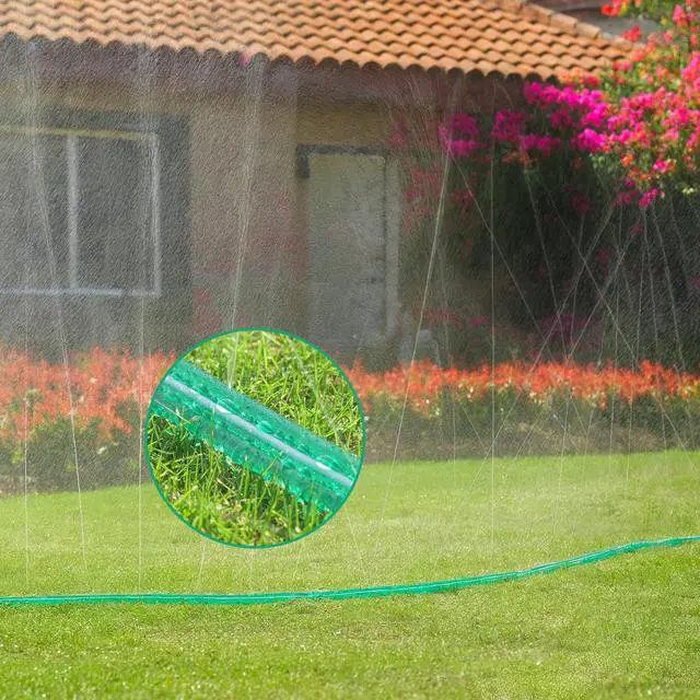 Alt view image 2 of 6 - Sprinkler Soaker Hose 20 ft for Garden, Watering Hose with Holes, Drip Sprinklers Irrigation System for Lawn and Garden