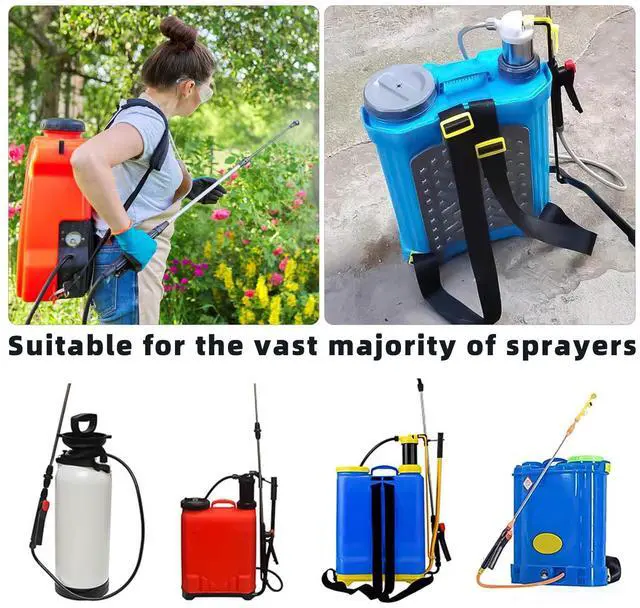 Alt view image 4 of 7 - 1 Pcs Pump Action Pressure Sprayer, Backpack Sprayer Parts Trigger Sprayer Handle Garden Trigger Gun Sprayer Handle Pump Sprayer Wand Replacement