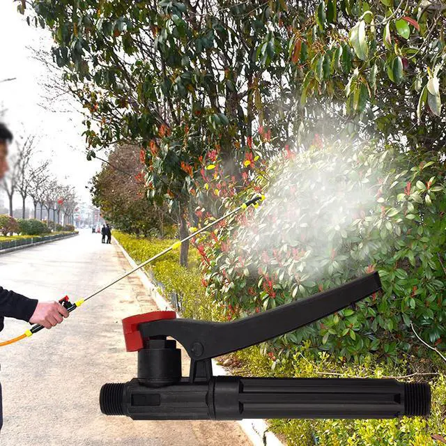 Alt view image 7 of 7 - 1 Pcs Pump Action Pressure Sprayer, Backpack Sprayer Parts Trigger Sprayer Handle Garden Trigger Gun Sprayer Handle Pump Sprayer Wand Replacement