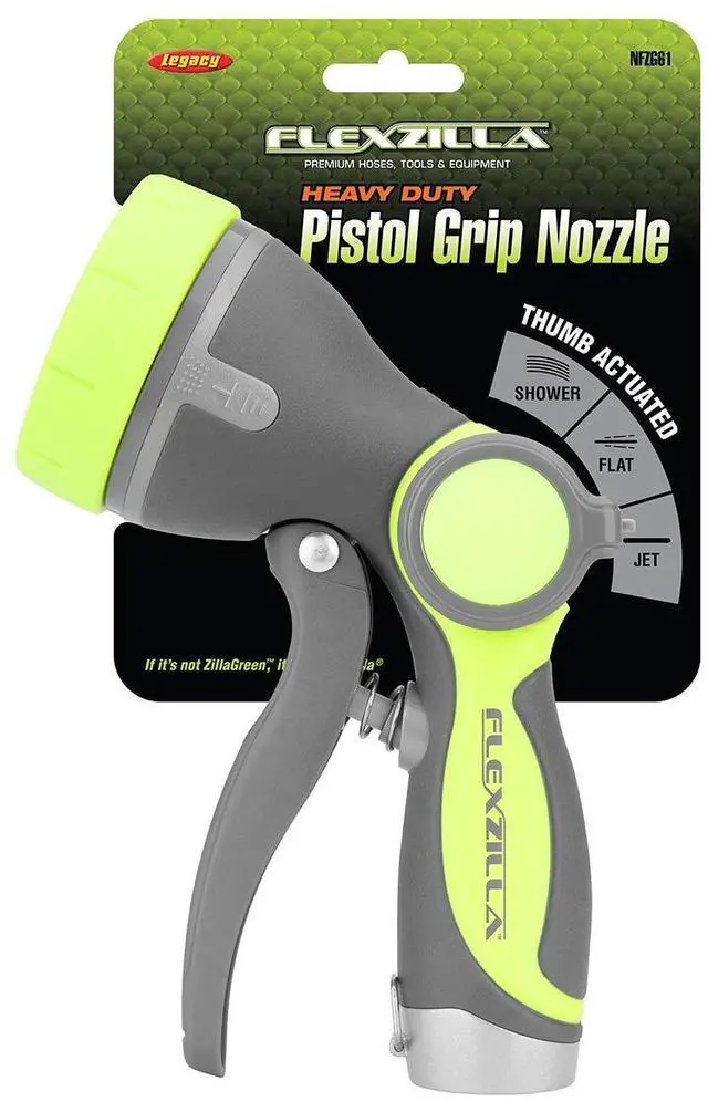 Alt view image 2 of 2 - Heavy Duty Pistol Grip Garden Hose Nozzle Sprayer with Comfortable Grip & Durable Construction