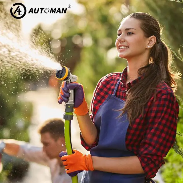 Alt view image 7 of 7 - Garden Nozzle Sprayer, High Pressure Spray Nozzle, 100% Metal Water Hose Nozzle, 7 Patterns Watering Nozzle, Heavy Duty Sprayer Garden Nozzle for Watering Plants & Lawns, Washing Cars & Pets