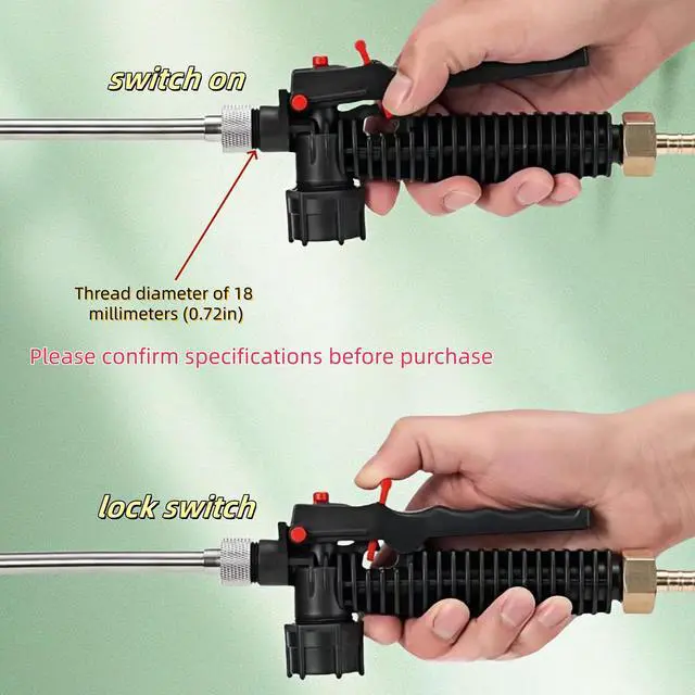 Alt view image 3 of 7 - 3Pcs Pump Sprayer Parts, Replacement Handle for Sprayer Wand,Tank Sprayer Backpack Sprayer Handle Parts,for Garden Agriculture Forestry Home Manage