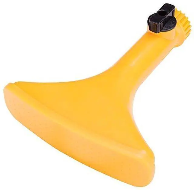 Main image of Goods Value Fan Spray Nozzle - Plastic Nozzle for Garden Hose - Adjustable Shut Off Valve - Metal Spike for Lawn Watering or Folds for Hand Watering - Soft Fan Spray Easy on Plants