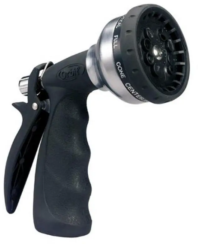 Main image of Ultralight 10-Pattern Turret Pistol Hose Spray Nozzle 58339