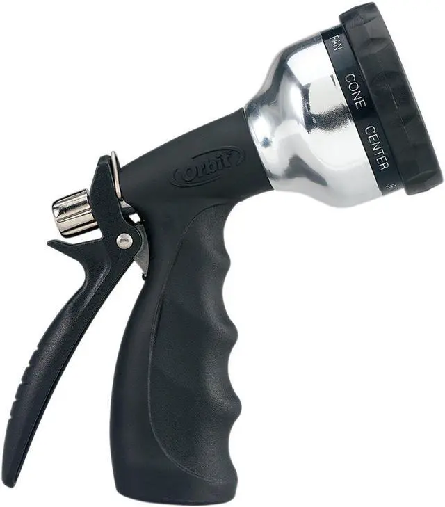 Alt view image 3 of 4 - Ultralight 10-Pattern Turret Pistol Hose Spray Nozzle 58339