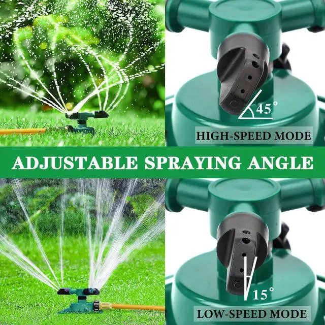 Alt view image 2 of 7 - Sprinklers for Yard, Rotating Lawn and Garden Sprinkler for Large Area Coverage, Yard Sprinklers for Kids and Pets Playing