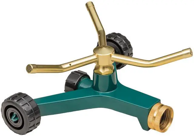 Main image of 58257N Lawn and Garden 3-Arm Metal Sprinkler with Wheel Base
