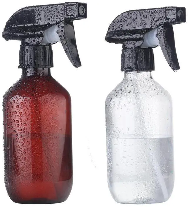 Alt view image 7 of 7 - Spray Bottles Water Spray Bottle 2 Packs- BPA Free -10 oz/300 ml Plastic Refillable Containers Fine Mist Small Spray Bottle with Adjustable Nozzle for Hair, Cooking, Cleaning
