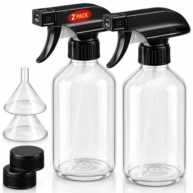 Main image of 2 Pack Plastic Spray Bottles 10 OZ Leak Proof, Adjustable Nozzle, Empty Spray Bottles For Cleaning Solutions, Plants, Pet, Or Diy Spray Bottle
