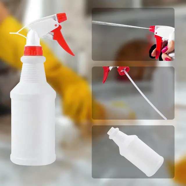 Alt view image 4 of 7 - 2 Pack 16 Oz Spray Bottles,Adjustable Empty Spray Bottle for Cleaning Solutions,Refillable Spray Bottle,Spray Bottle Bulk for Garden,Plants,Water,Kitchen and Commercial