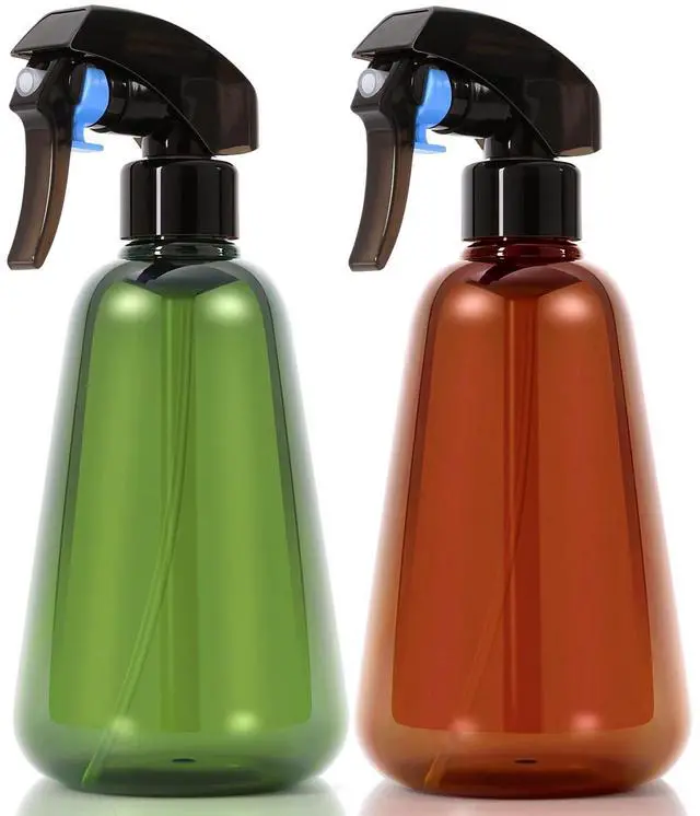 Main image of Spray Bottle for Plants 2 Pack, 16oz - Ultra Fine Mist, Plant Mister Empty Spray Bottles Indoor, Leak Proof Misting Water Sprayer Bottle for Gardening, Plant Care, Hair Care, Cleaning Solutions