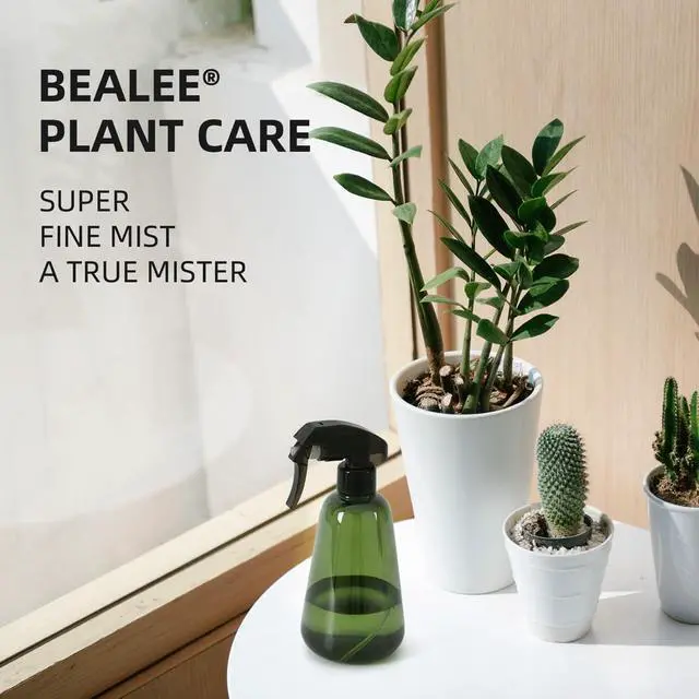 Alt view image 7 of 7 - Spray Bottle for Plants 2 Pack, 16oz - Ultra Fine Mist, Plant Mister Empty Spray Bottles Indoor, Leak Proof Misting Water Sprayer Bottle for Gardening, Plant Care, Hair Care, Cleaning Solutions