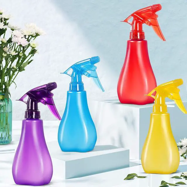 Alt view image 7 of 7 - 8 Oz Empty Plastic Spray Bottles with Adjustable Nozzle - Durable Trigger Sprayer with Mist & Stream Modes - Refillable Sprayer for Taming Hair, Hair styling, Watering Plants, Showering Pets - 4 Pack