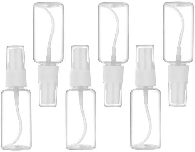 Main image of Spray Bottle, 1oz/30ml Small Plastic Fine Mist Spray Bottles, Mini Empty Travel Bottles with Funnels and Labels 6 Pack