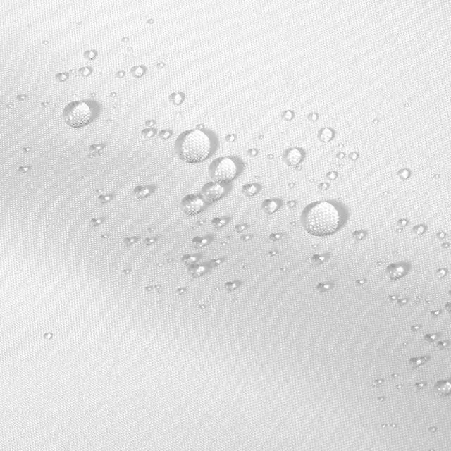 Alt view image 5 of 7 - Waterproof Fabric Shower Curtain Liner with 3 Magnets - Soft Hotel Quality Cloth Shower Liner, Light-Weight & Machine Washable - Standard Size 72x72, White