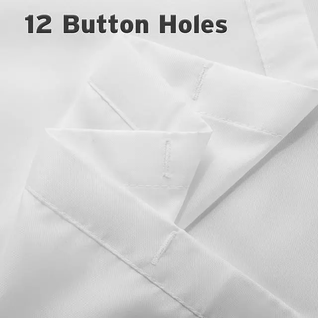 Alt view image 5 of 7 - Waterproof Fabric Shower Curtain Liner Washable, Cloth Shower Liner with Magnets, White Shower Liner Soft Fabric, Lightweight Shower Curtain Liner, 70x72 Inches