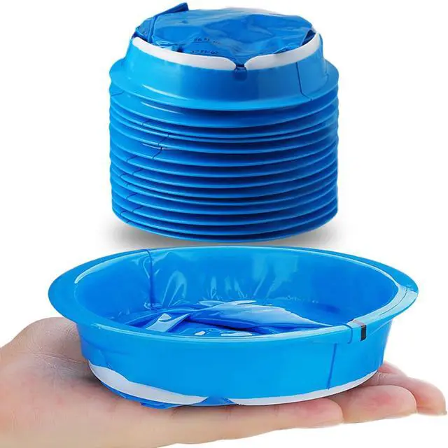 Main image of 14 Pack Disposable Vomit Bags (Thick), Barf Bags 1000ML Blue, Morning Sickness Bag Hospital Grade Leaking Resistant by